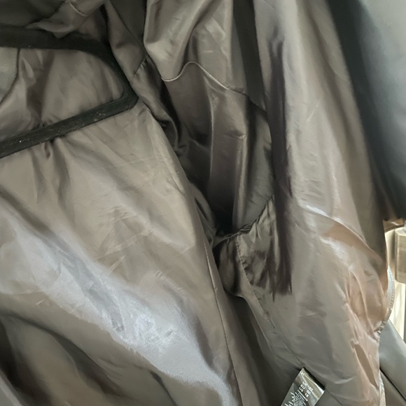 Black Leather Moto Jacket Asymmetrical Zipper - Picture 5 of 7